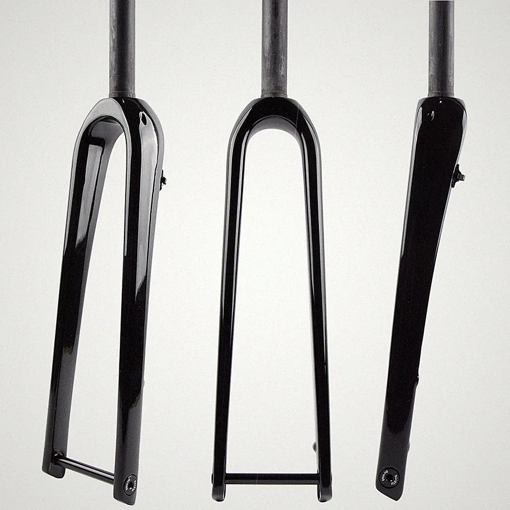 1 1/8 carbon fiber bicycle road bike gravel fork 700C 42C Disc 12mm thru-axle