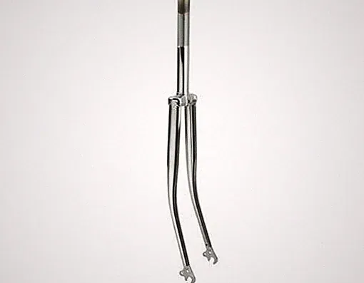 BICYCLE FORK 700C THREADED 1" CHROME ROAD TRACK FIXIE HYBRID BIKES