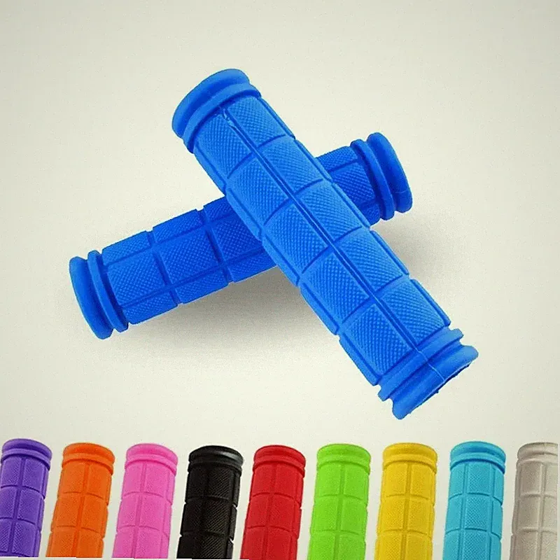 BMX MTB Bike Grips Mountain Bicycle Handlebar Soft Rubber Scooter Non Slip Pair