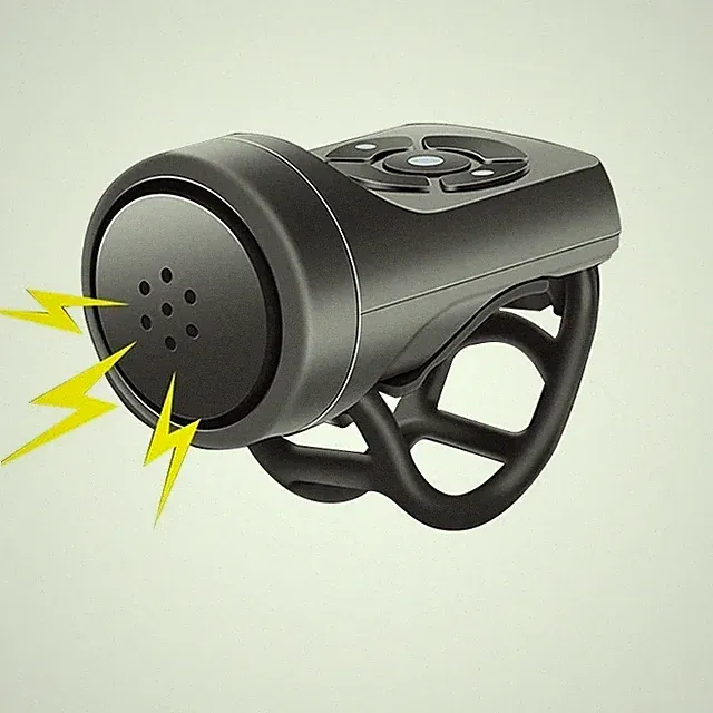 Electric Bicycle Horn USB Rechargeable Super Loud Bike Bell MTB Road Cycling