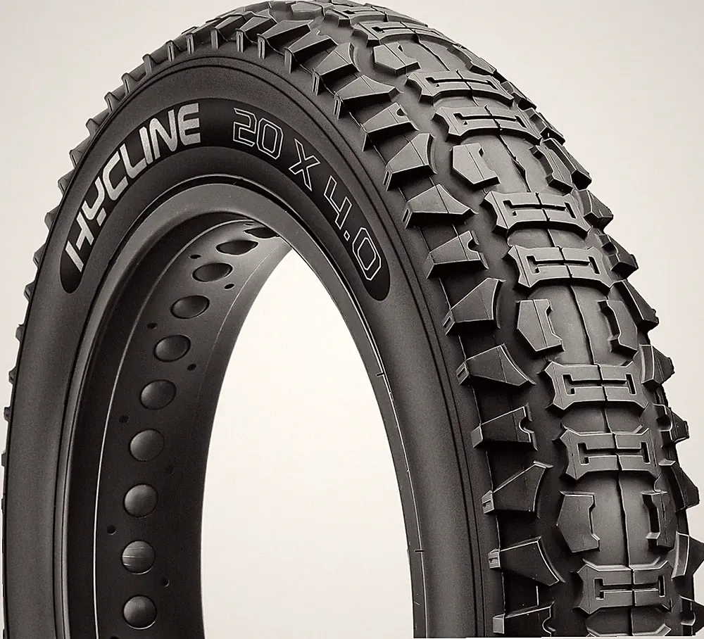 Hycline Ebike Replacement Fat Tire: 20X4.0/26X4.0 Inch Heavy Duty Folding Electr