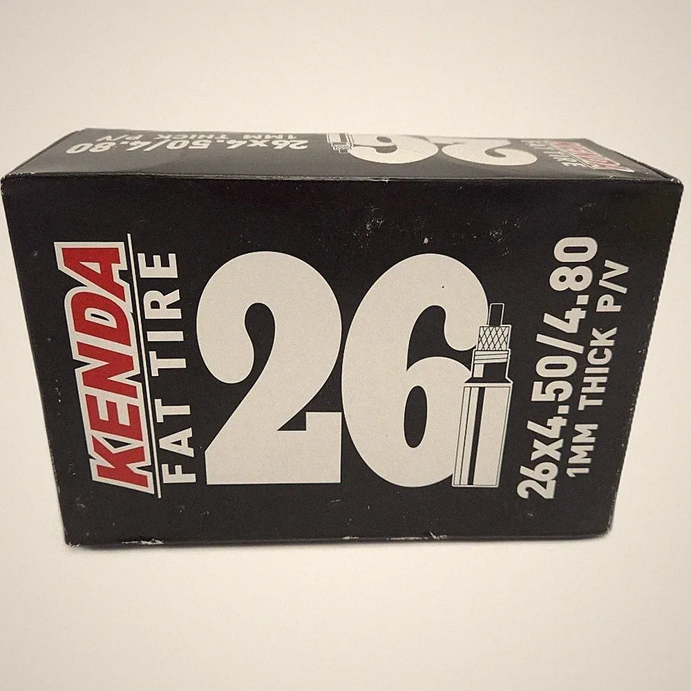 Kenda Fat Tire 26" x 4.5/4.80 Presta Valve Bicycle Tube 1mm Thick