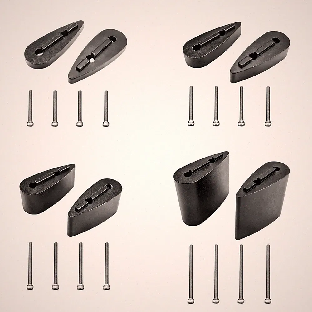 Triathlon Bicycle Handlebar Riser Set 1 Pair Professional Adjustable Inclination