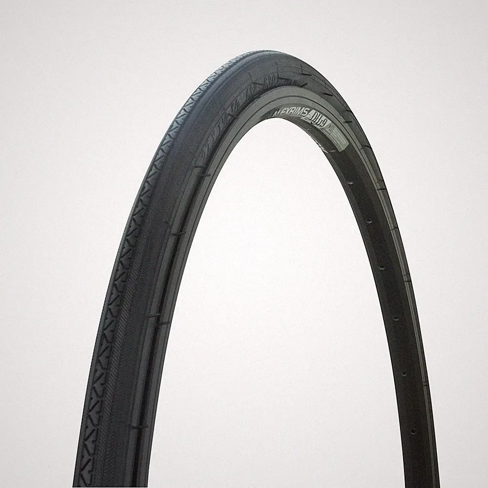 Wanda Slick Bicycle Tire 27" x 1 1/4" Black/Black Side Wall Road Bike